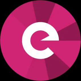 E logo